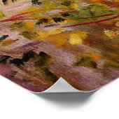 Claude Monet, Das Studioboot, Poster (Ecke)