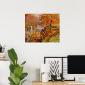 Claude Monet, Das Studioboot, Poster (Heimbüro)