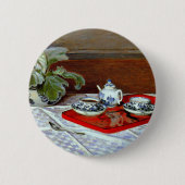 Claude Monet - Das Teeservice, Button (Vorderseite)