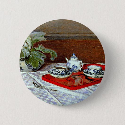 Claude Monet - Das Teeservice, Button (Vorderseite)