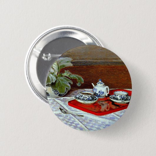 Claude Monet - Das Teeservice, Button (Vorne & Hinten)