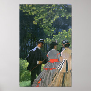 Claude Monet Dejeuner sur l'Herbe, Chailly Poster