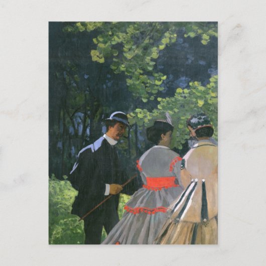 Claude Monet | Dejeuner sur l'Herbe, Chailly Postkarte (Vorderseite)