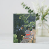 Claude Monet | Dejeuner sur l'Herbe, Chailly Postkarte (Stehend Vorderseite)
