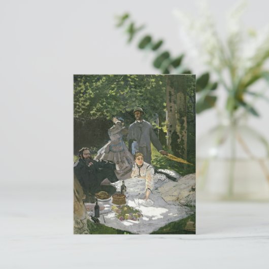 Claude Monet | Dejeuner sur l'Herbe, Chailly Postkarte (Stehend Vorderseite)