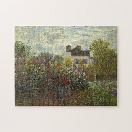 Claude Monet Der argentinische Garten des Künstler Puzzle (Horizontal)