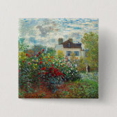 Claude Monet - Der argentinische Künstlergarten Button (Vorderseite)