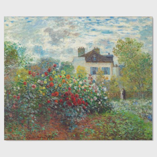 Claude Monet - Der argentinische Künstlergarten Geschenkpapier (Flach)