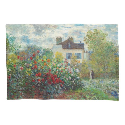 Claude Monet - Der argentinische Künstlergarten Kissenbezug (Vorderseite)