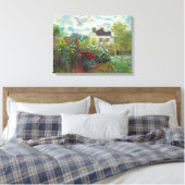 Claude Monet - Der argentinische Künstlergarten Leinwanddruck (Insitu (Schlafzimmer))