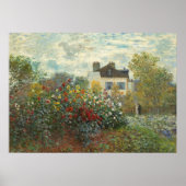 Claude Monet | Der argentinische Künstlergarten Poster (Vorne)