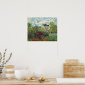 Claude Monet - Der argentinische Künstlergarten Poster (Küche)