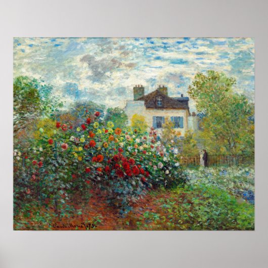 Claude Monet - Der argentinische Künstlergarten Poster (Vorne)