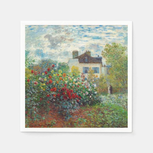 Claude Monet - Der argentinische Künstlergarten Serviette (Vorderseite)