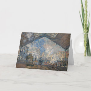 Claude Monet - Der Bahnhof Saint-Lazare Karte