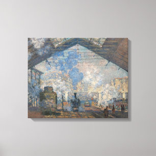 Claude Monet - Der Bahnhof Saint-Lazare Leinwanddruck