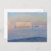 Claude Monet | Der Dogenpalast aus San Gio Postkarte (Vorne/Hinten)
