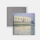 Claude Monet | Der Ducal Palace, Venedig, 1908 Magnet (Vorderseite/Rückseite)