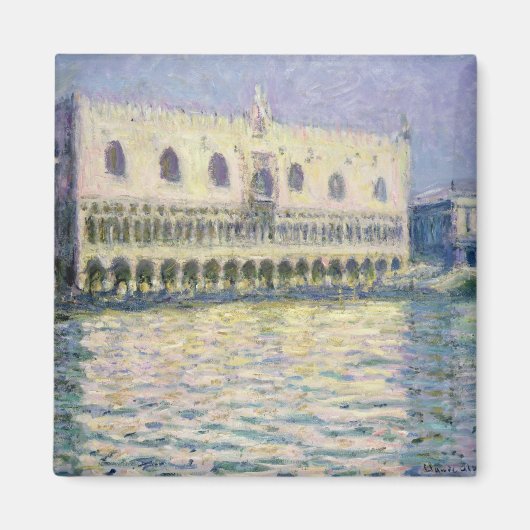 Claude Monet | Der Ducal Palace, Venedig, 1908 Magnet (Vorne)