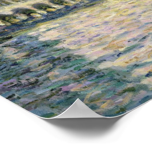 Claude Monet | Der Ducal Palace, Venedig, 1908 Poster (Ecke)