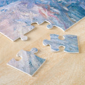 Claude Monet: Der Eingang zu Giverny unter Schnee Puzzle (Seite)