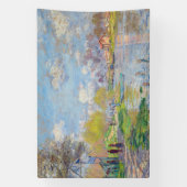 Claude Monet - Der Frühling der Seine Banner (Vertikal)