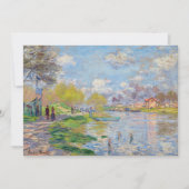 Claude Monet - Der Frühling der Seine Einladung (Vorderseite)