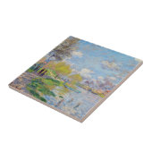 Claude Monet - Der Frühling der Seine Fliese (Seite)
