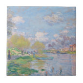 Claude Monet - Der Frühling der Seine Fliese (Vorderseite)