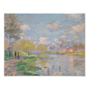 Claude Monet - Der Frühling der Seine Fotodruck