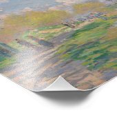 Claude Monet - Der Frühling der Seine Fotodruck (Ecke)