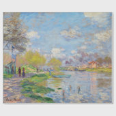 Claude Monet - Der Frühling der Seine Geschenkpapier (Flach)