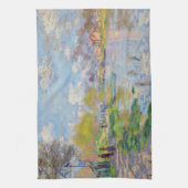 Claude Monet - Der Frühling der Seine Geschirrtuch (Vertikal)