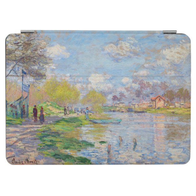 Claude Monet - Der Frühling der Seine iPad Air Hülle (Horizontal)