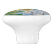 Claude Monet - Der Frühling der Seine Keramikknauf (Seitenansicht)