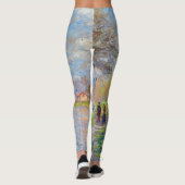 Claude Monet - Der Frühling der Seine Leggings (Rückseite)