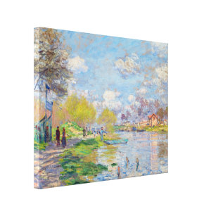 Claude Monet - Der Frühling der Seine Leinwanddruck