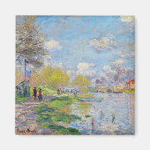 Claude Monet - Der Frühling der Seine Magnet (Vorne)