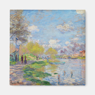 Claude Monet - Der Frühling der Seine Magnet
