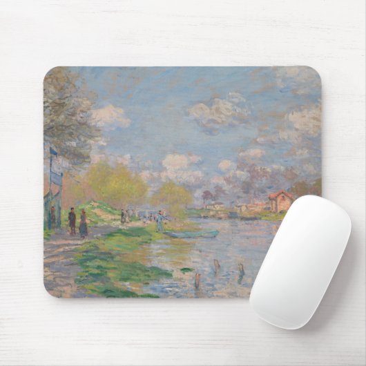 Claude Monet - Der Frühling der Seine Mousepad (Mit Mouse)