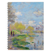 Claude Monet - Der Frühling der Seine Notizblock (Vorderseite)
