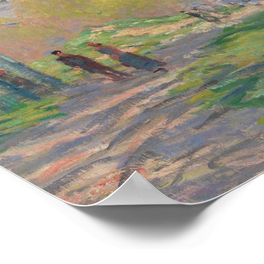 Claude Monet - Der Frühling der Seine Poster (Ecke)