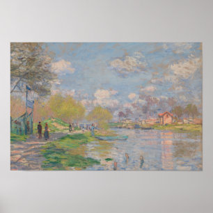 Claude Monet - Der Frühling der Seine Poster