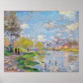 Claude Monet - Der Frühling der Seine Poster (Vorne)