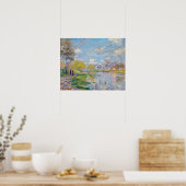 Claude Monet - Der Frühling der Seine Poster (Küche)