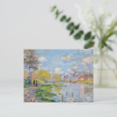 Claude Monet - Der Frühling der Seine Postkarte (Stehend Vorderseite)