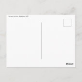 Claude Monet - Der Frühling der Seine Postkarte (Rückseite)