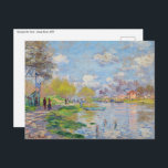Claude Monet - Der Frühling der Seine Postkarte<br><div class="desc">Der Frühling der Seine - Claude Monet,  1875</div>