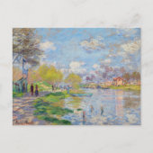 Claude Monet - Der Frühling der Seine Postkarte (Vorderseite)