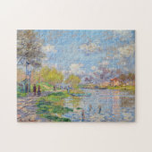Claude Monet - Der Frühling der Seine Puzzle (Horizontal)